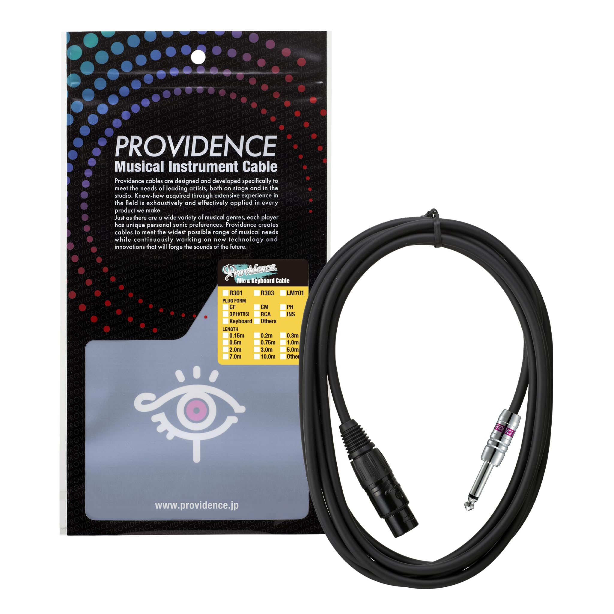 Amazon | Providence プロビデンス マイクケーブル LM701 CF/PH 1m